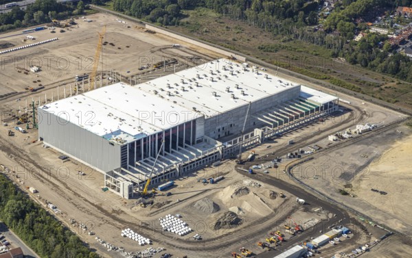 Aerial view, Oberhausen, Logport V, Duisport, Waldteichstraße industrial estate,