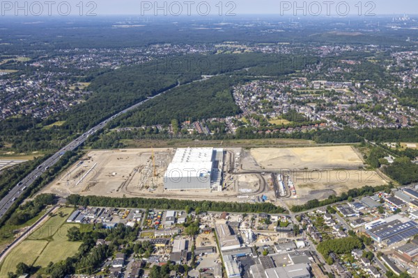 Aerial view, Oberhausen, Logport V, Duisport, Waldteichstraße industrial estate,