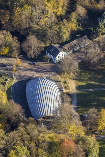 Aerial view, LVR-Industriemuseum St. Antony-Hütte, Klosterhardt, Oberhausen, Ruhr area, North