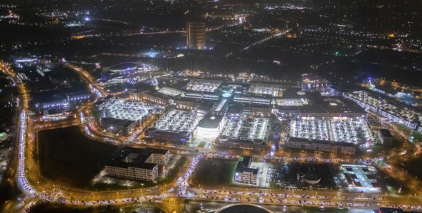 Aerial view, Centro shopping centre, Oberhausen-Neue Mitte, arcade, play station, CentrO-Promenade,