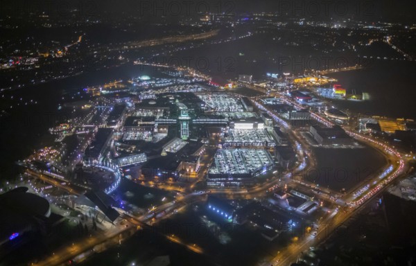 Aerial view, Centro shopping centre, Oberhausen-Neue Mitte, arcade, play station, CentrO-Promenade,