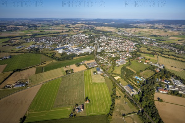 Aerial view, local view, Steinheim, OWL, Ostwestfalen-Lippe, East Westphalia, North