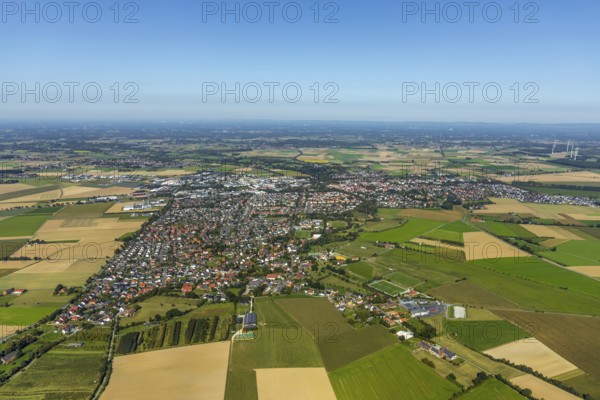 Aerial view, town view, Salzkotten, OWL, Ostwestfalen-Lippe, East Westphalia, North