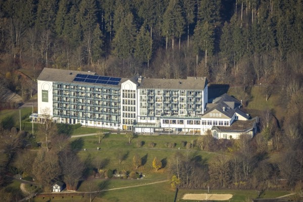 Aerial view, Johannesbad Fachklinik Hochsauerland, VdK Kur- u. Erholungshotel North