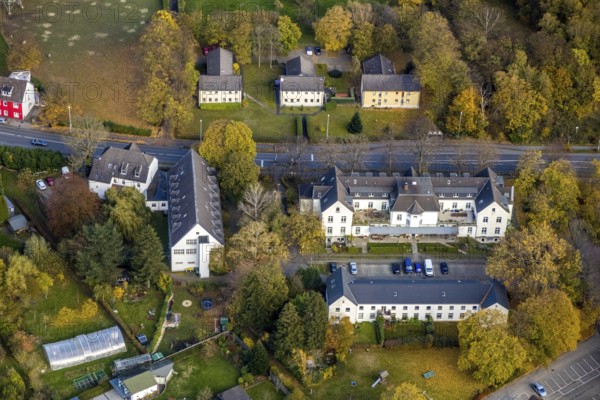 Aerial view, Theodor Fliedner Foundation - Head Office, Nursing School of the Theodor Fliedner
