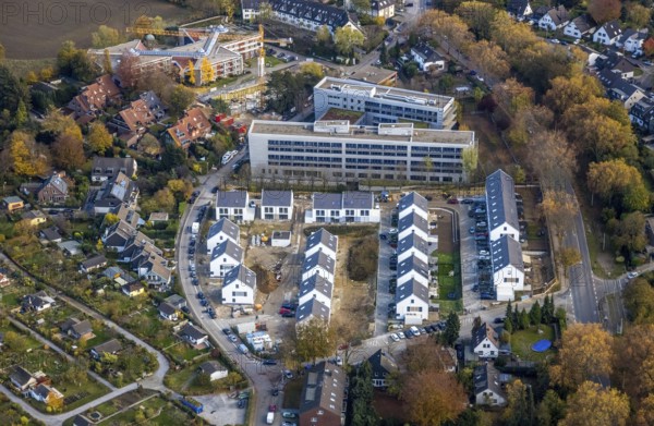 Aerial view, new development area Parsevalstraße, district Raadt, Holthausen Holthausen -