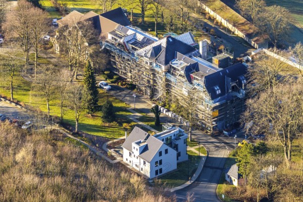 Aerial photo, RZV Rechenzentrum Volmarstein GmbH, Grundschöttel, Wetter, Ruhr area, North