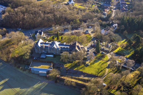 Aerial photo, RZV Rechenzentrum Volmarstein GmbH, Grundschöttel, Wetter, Ruhr area, North