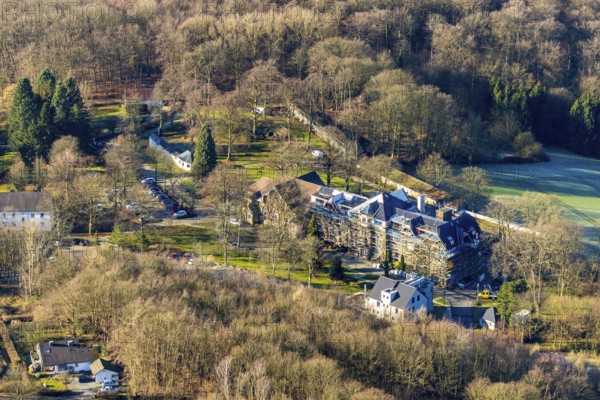 Aerial photo, RZV Rechenzentrum Volmarstein GmbH, Grundschöttel, Wetter, Ruhr area, North