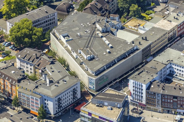 Aerial view, Galeria Karstadt Kaufhof, Witten, Ennepe-Ruhr district, Ruhr area, North