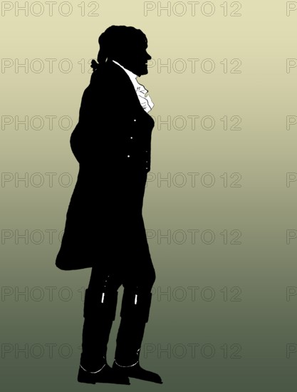 Portrait of Thomas Jefferson, 1743 - 1826, third president of the United States and principal