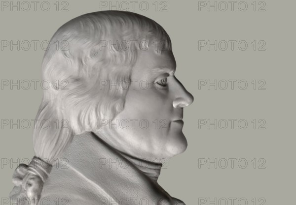Portrait of Thomas Jefferson, 1743 - 1826, third president of the United States and principal