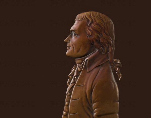 Portrait of Thomas Jefferson, 1743 - 1826, third president of the United States and principal