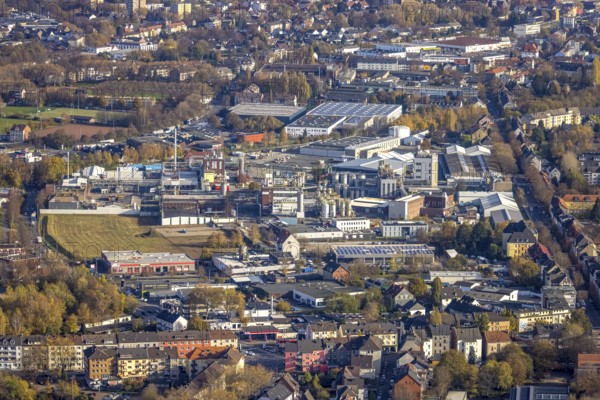 Aerial view, Evonik Industries AG, Arthur-Imhausen-Straße, Annenstraße, Witten, Ruhr area, North
