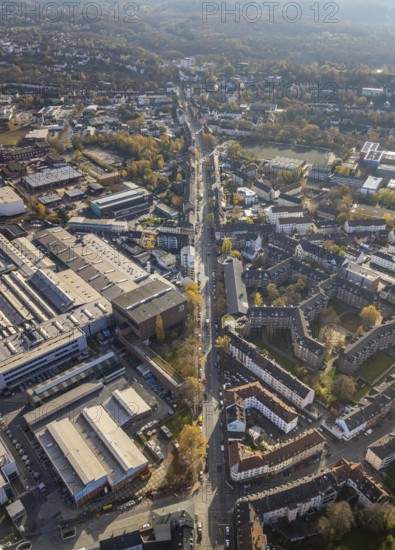 Aerial view, ZF Industrieantriebe Witten GmbH, Ardeystraße, Wittener Werkstadt events, Husemann