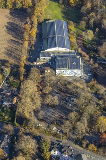 Aerial view, sports and leisure park Klingerhuf, Wilhelm-Reuter-Allee, Neukirchen,