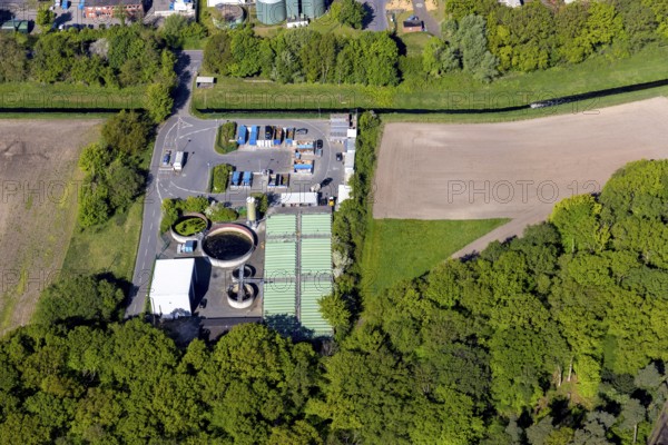 Aerial view, Central Landfill II, Reiling MS-Recycling, Abfallwirtschaftsbetriebe Münster,