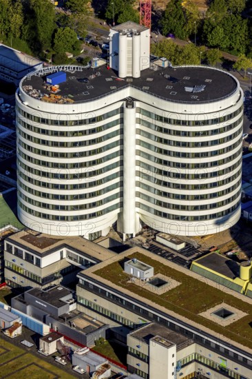 Aerial view, University Hospital Münster, Albert-Schweitzer-Campus, Münster, Münsterland, North