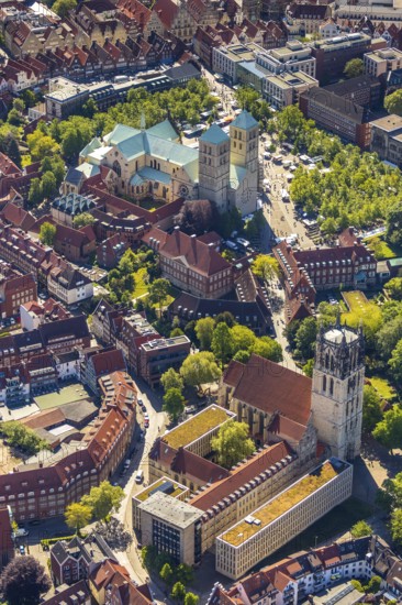 Aerial view, Old Town, St Paul's CathedralSt Paul's Cathedral, Cathedral Square, cath.
