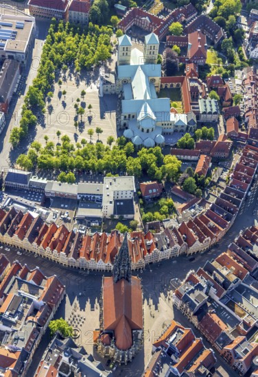 Aerial view, Old Town, St Paul's CathedralSt Paul's Cathedral, Cathedral Square, Catholic St.