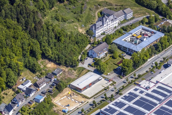 Aerial view, Caritas retirement home and nursing home St. Franziskus-Haus, ABEX SCHEDLER