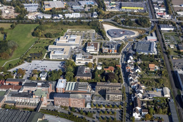 Aerial photograph, Campus Lippstadt, Hamm-Lippstadt University of Applied Sciences, Lippstadt,