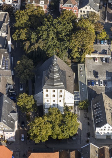 Aerial view, Jakobikirche, Lippstadt, Kreis Soest, North Rhine-Westphalia, Germany, place of