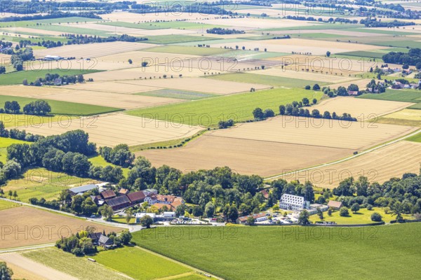 Aerial photo, Kloster Paradiese special clinic for cancer diseases, services for construction and