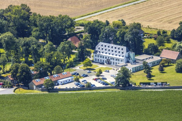 Aerial photo, Kloster Paradiese special clinic for cancer diseases, services for construction and