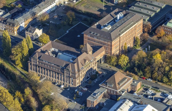 Aerial view, Haus der Wirtschaft Wiesenstraße, Altstadt II, Mülheim an der Ruhr, Ruhr area, North