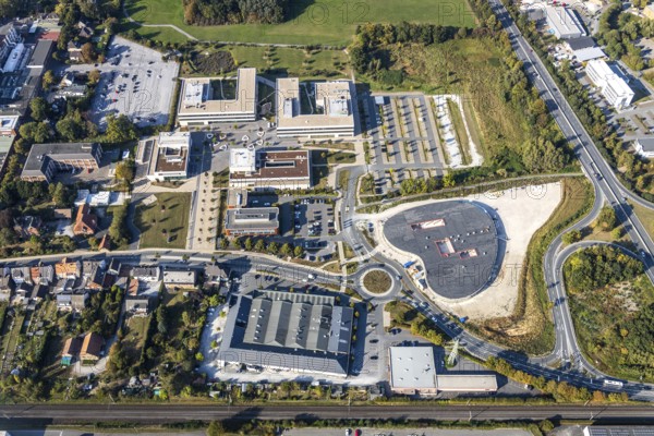 Aerial photograph, Campus Lippstadt, Hamm-Lippstadt University of Applied Sciences, Lippstadt,