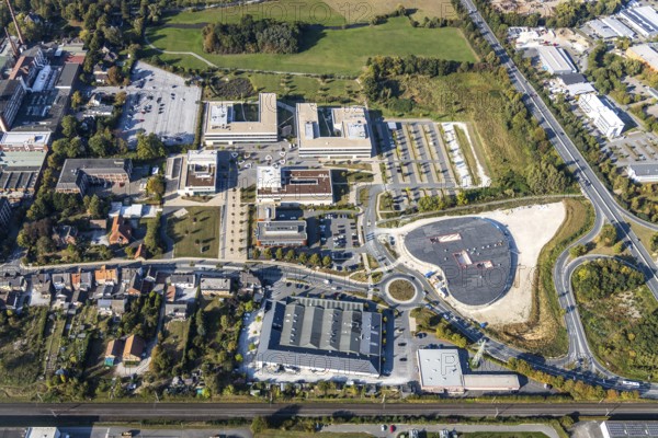 Aerial photograph, Campus Lippstadt, Hamm-Lippstadt University of Applied Sciences, Lippstadt,