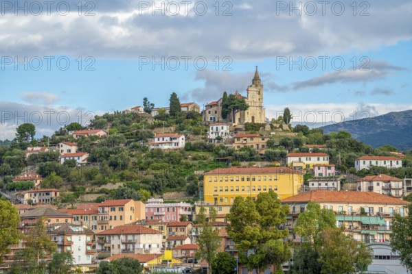 Impression around Oneglia, a former town in northern Italy on the Ligurian coast, in 1923 joined to