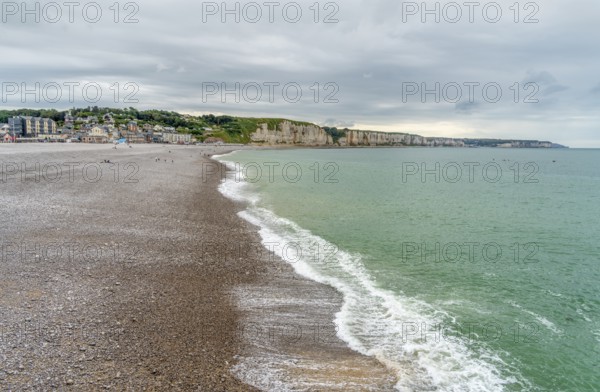 Scenery around Fecamp, a commune in the department of Seine-Maritime at the Normandy region in