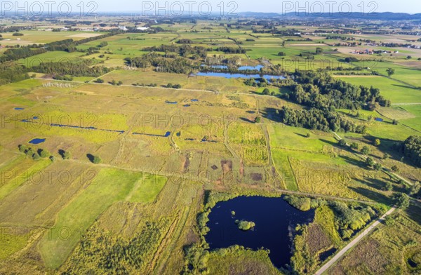 Aerial photo, Großes Torfmoor, Gehlenbeck, Hille, Lübbecke, Ostwestfalen-Lippe, OWL, North