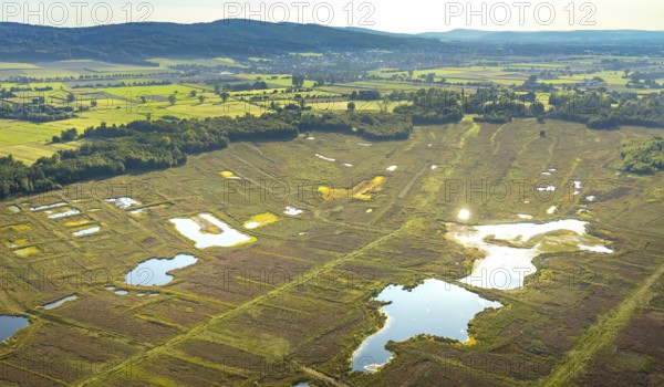 Aerial photo, Großes Torfmoor, Gehlenbeck, Hille, Lübbecke, Ostwestfalen-Lippe, OWL, North