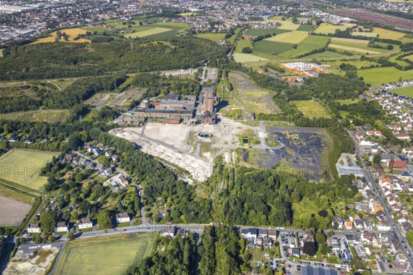 Aerial view, Heinrich-Robert colliery, creative centre, former Verbundbergwerk Ost, coal mining,