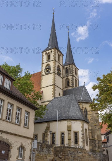 Protestant church in Bad Wimpfen, a historic spa town in the district of Heilbronn in the