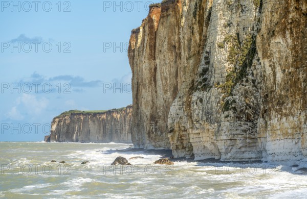 Scenery around Veules-les-Roses, a commune in the Seine-Maritime department in the Normandy region