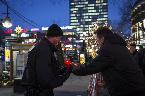 DEU Germany Germany Berlin The second day after the attack on the Christmas market at the