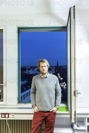 DEU Germany Germany Berlin The city councillor for Kreuzberg-Friedrichshain, Florian Schmidt, poses