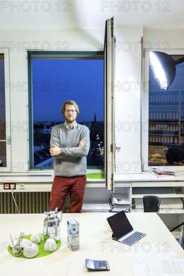 DEU Germany Germany Berlin The city councillor for Kreuzberg-Friedrichshain, Florian Schmidt, poses