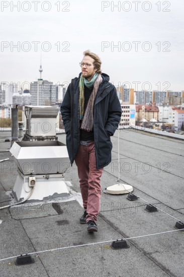 DEU Germany Germany Berlin The city councillor for Kreuzberg-Friedrichshain, Florian Schmidt, poses