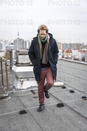 DEU Germany Germany Berlin The city councillor for Kreuzberg-Friedrichshain, Florian Schmidt, poses