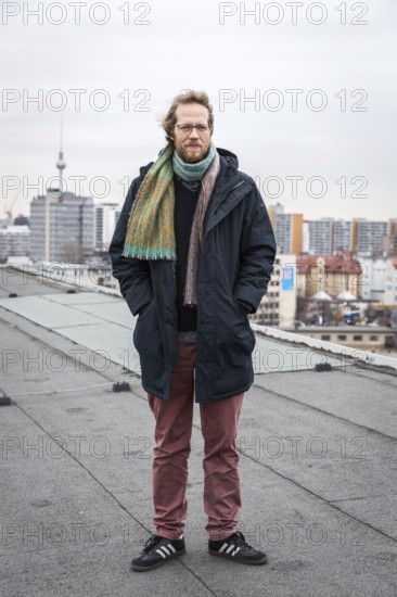DEU Germany Germany Berlin The city councillor for Kreuzberg-Friedrichshain, Florian Schmidt, poses