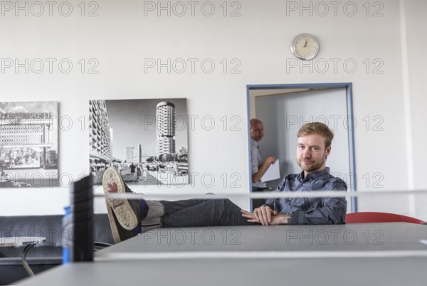 DEU Germany Germany Berlin The Berlin Minister of State for Culture Tim Renner in his office in