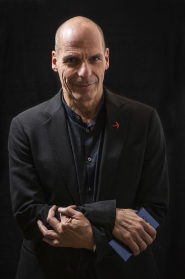 DEU Germany Germany Berlin Former Greek Finance Minister Yanis Varoufakis at an interview in