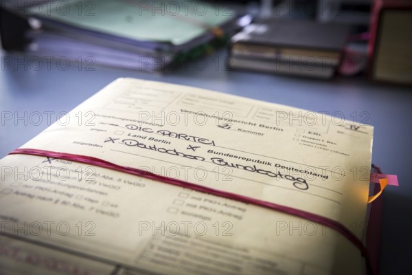 DEU Germany Germany Berlin Trial against Die Partei begins at the Berlin Administrative Court. The