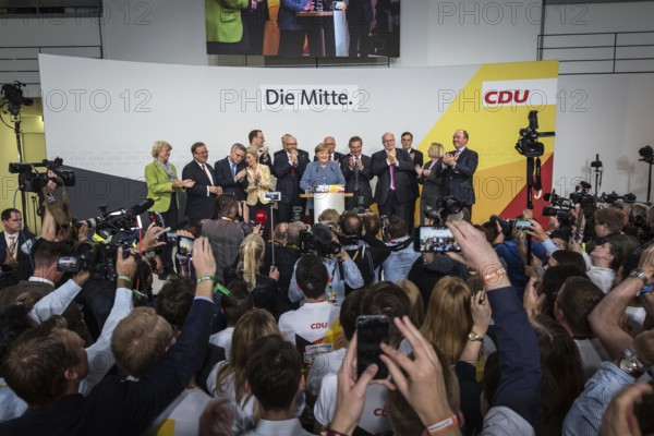 DEU Germany Germany Berlin Election evening at the CDU party headquarters, the Konrad Adenauer