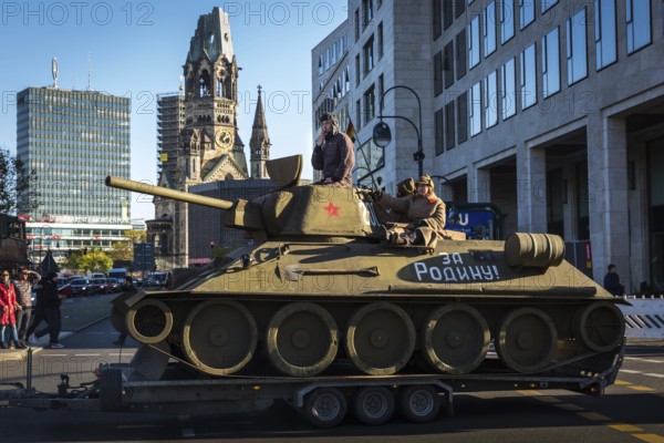 DEU Germany Germany Berlin A parade to commemorate the 100th anniversary of the October Revolution